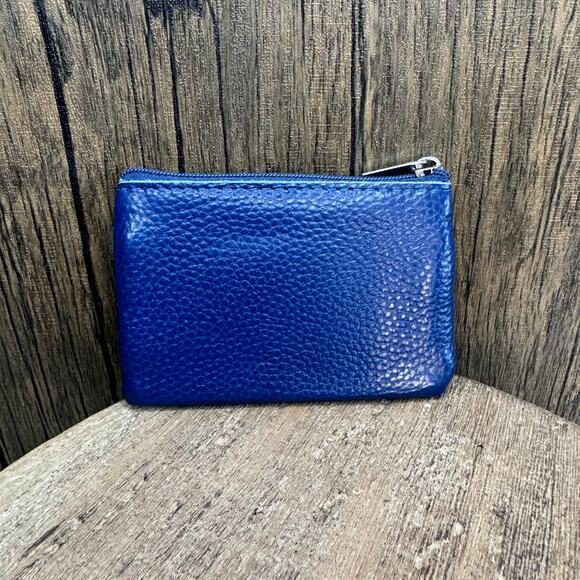 Flower Coin Purse Wallet Genuine Leather Wallet NEW FAST SHIP - Picture 3 of 4